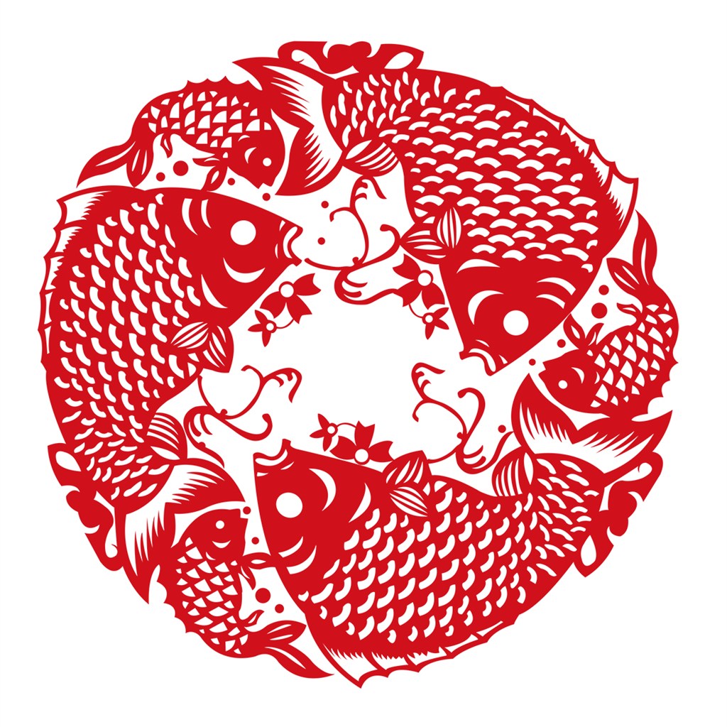 莲年有鱼剪纸设计图__传统文化_文化艺术_设计图库_昵图网nipic.com