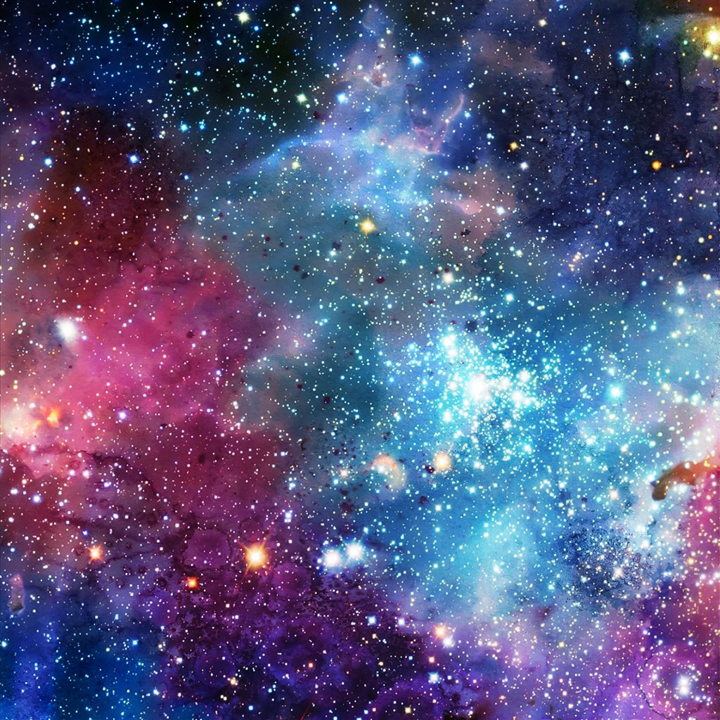蓝色漆黑的夜空有许多星星和满月银河系宇宙背景图片下载 - 觅知网