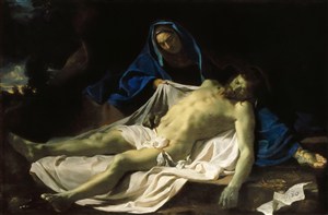 世界名画-耶稣受难油画艺术人体图片