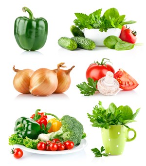 蔬菜瓜果白底图片