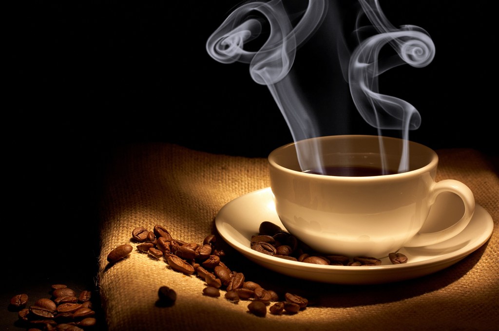 高清咖啡和咖啡豆
