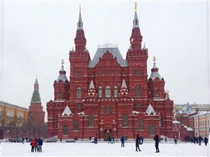 俄罗斯莫斯科红场素材图片