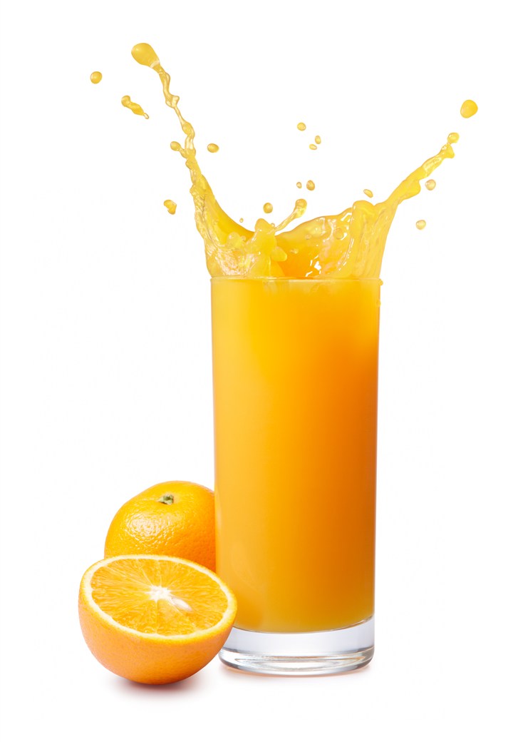 橙子和果汁素材图片