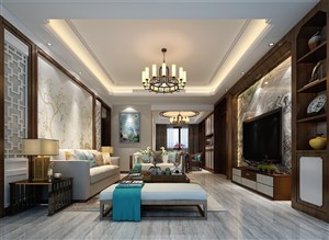 客厅装修效果图一款充分体现主人的品位和意境的风格设计