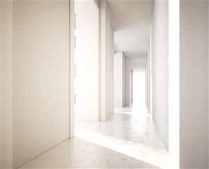 欧式空白室内建筑背景高清图片  