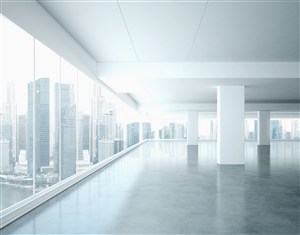 空白办公室建筑背景高清图片 