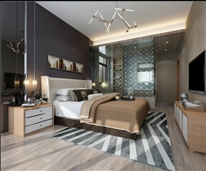 家具齐全的卧室装修效果图设计
