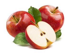 鲜红美味的苹果高清图片