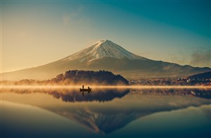 高清唯美山水富士山风景图片