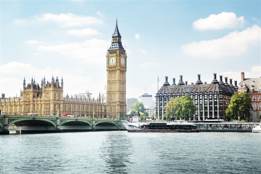 唯美英国伦敦大本钟风景图片