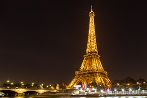 巴黎铁塔高清风景画