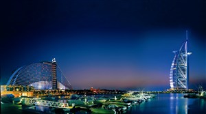 迪拜建筑风景画