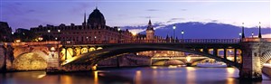 欧洲拱桥建筑风景画