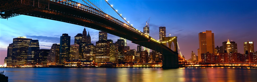 城市建筑高架桥美景风景画