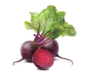 新鲜紫红色甜菜高清图片
