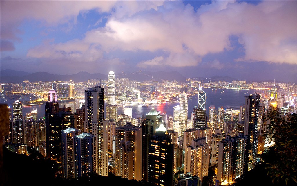 城市夜景高清风景画