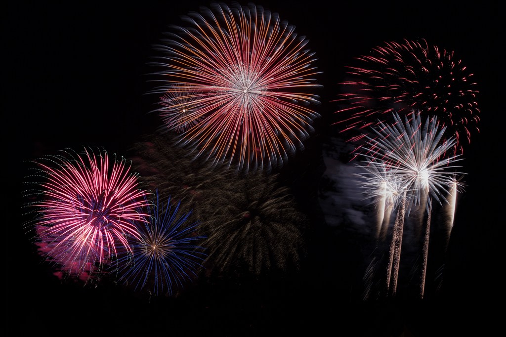 烟花 新年 烟火 猪年 2019年 烟花素材 烟花高清图 烟花四射 