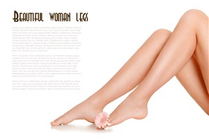 美腿广告图片