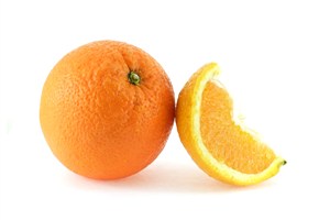 新鲜的素食橙子