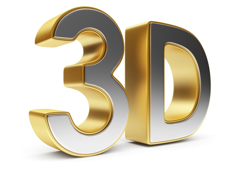 金属质感3d字体高清图片