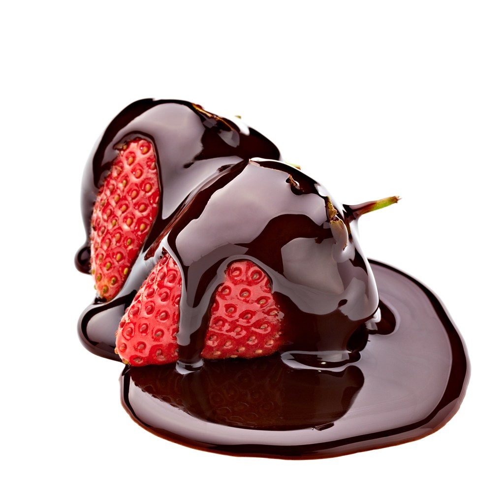 裹上巧克力的草莓