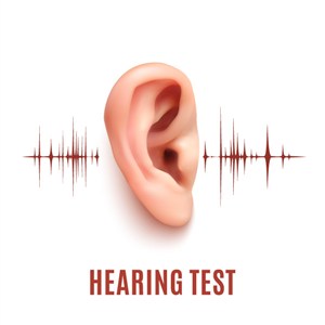 听力测试图标图示图案卡通插画矢量素材
