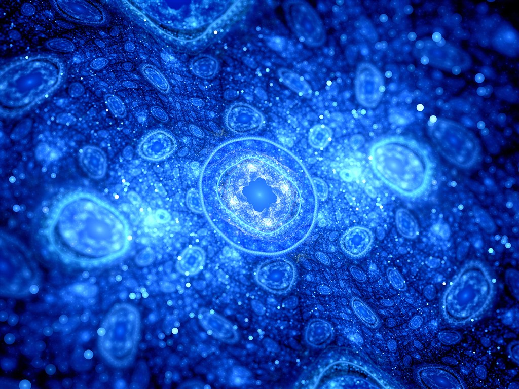 蓝色单细胞生物高清图片