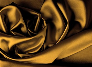 金色丝绸布料质感背景高清图片