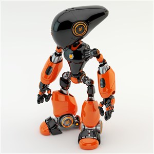橙色黑色机器人