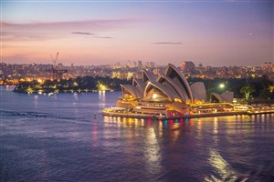 澳大利亚悉尼城市夜景图片