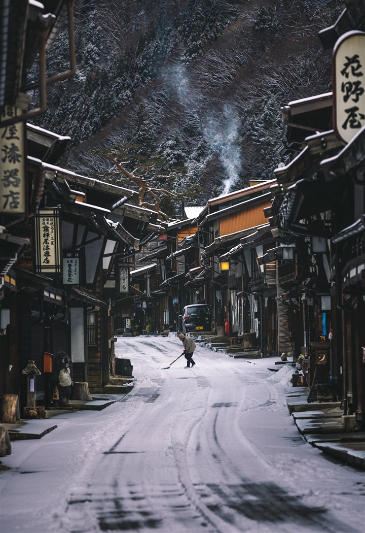 日本街頭一角高清圖片