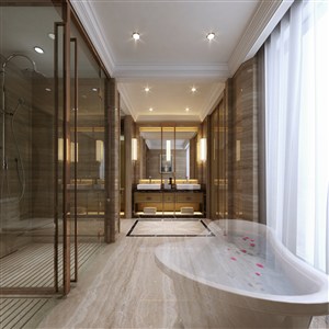 欧式风格浴室装修效果图