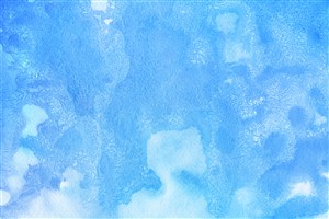 冰纹宣纸上的蓝色水彩背景素材