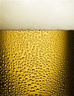 玻璃杯寒冷霜冻的啤酒高清图片
