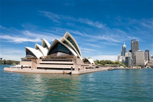 悉尼歌剧院城市风景高清