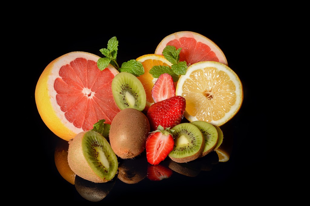 唯美素食多种水果图片