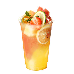 西瓜草莓柠檬果茶饮品图片（png免抠）