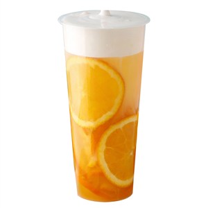 果汁图片-鲜橙奶盖（免抠图）