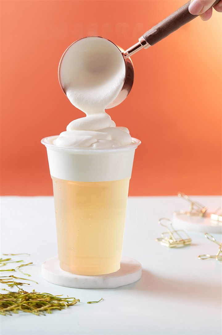 奶茶店-四季春奶盖图片