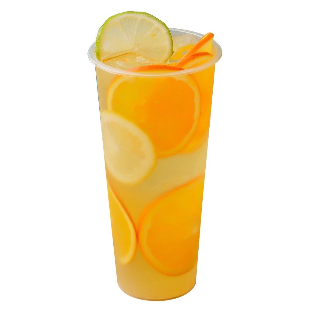 柠檬鲜橙果茶果汁饮品图片（免抠图）