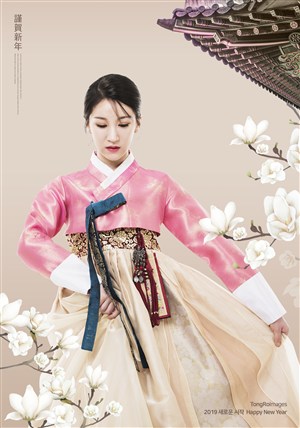  韩国传统服装人物写真