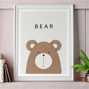 Q版棕熊装饰画