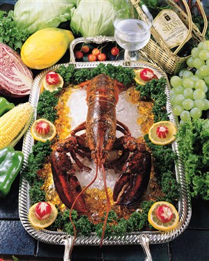 超级大龙虾美食图片