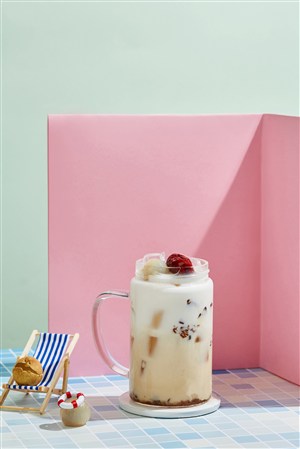 龙珠红枣鲜奶茶图片