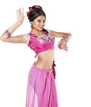 跳舞的印度美女图片