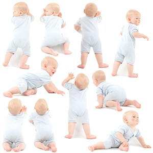 10个宝宝爬行姿势图片