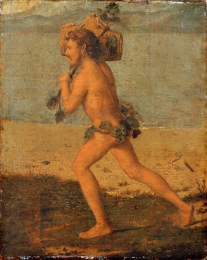 男性裸体人体油画图片