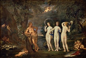 一群女性裸体油画图片