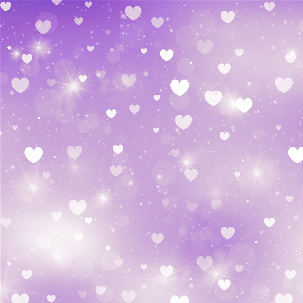  紫色爱心图案背景高清图片