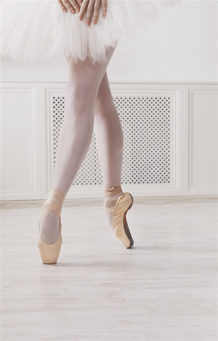 芭蕾舞者的腿部高清摄影图片